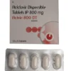 Aciclovir 800 Mg dispersible tablet strip – high-dose acyclovir antiviral for herpes zoster, varicella chickenpox and genital herpes simplex treatment