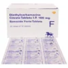 Banocide Forte 50 Mg tablet strip – Diethylcarbamazine anthelmintic medicine for filariasis and parasitic worm infections
