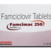Famcimac 250 mg tablet strip – Famciclovir antiviral medicine for herpes zoster, genital herpes and herpes labialis treatment