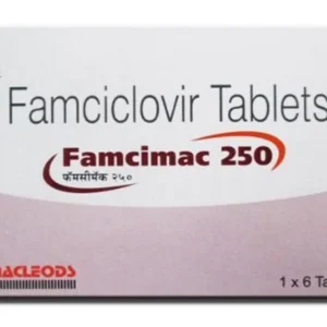 Famcimac 250 mg tablet strip – Famciclovir antiviral medicine for herpes zoster, genital herpes and herpes labialis treatment