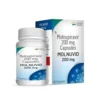 Molnuvid 200 mg molnupiravir capsules used for COVID-19 antiviral treatment