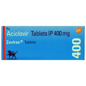 Zovirax 400 mg Acyclovir tablets used for herpes infection treatment