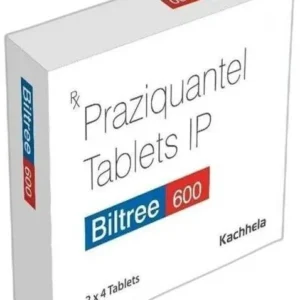 Biltree 600mg Praziquantel tablets are used for the treatment of schistosomiasis, tapeworm infections, and other parasitic worm diseases.