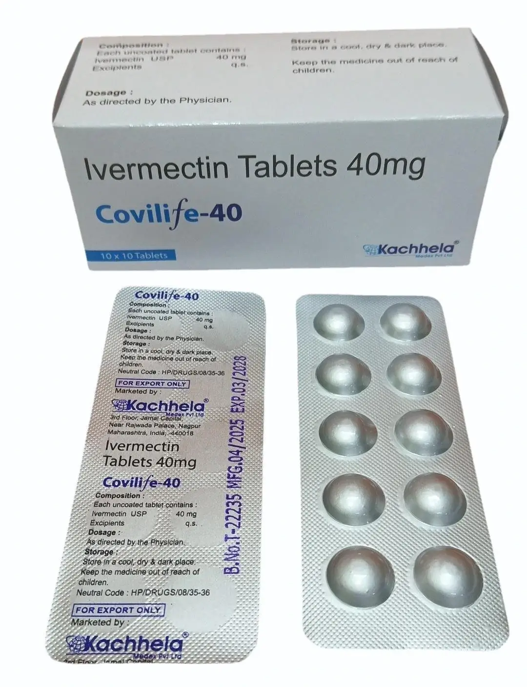 Covilife (Ivermectin) tablets are used for the treatment of parasitic infections, including strongyloidiasis, onchocerciasis, and other parasite-related conditions.