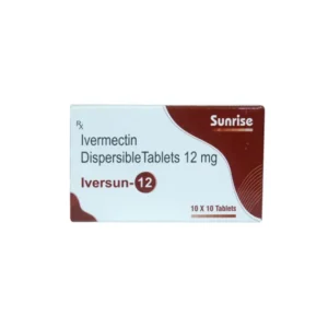 Iversun 12mg Tablet – Ivermectin 12mg Antiparasitic Medicine