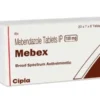Mebex 100mg Tablet – Mebendazole Anti-Worm Medicine Strip