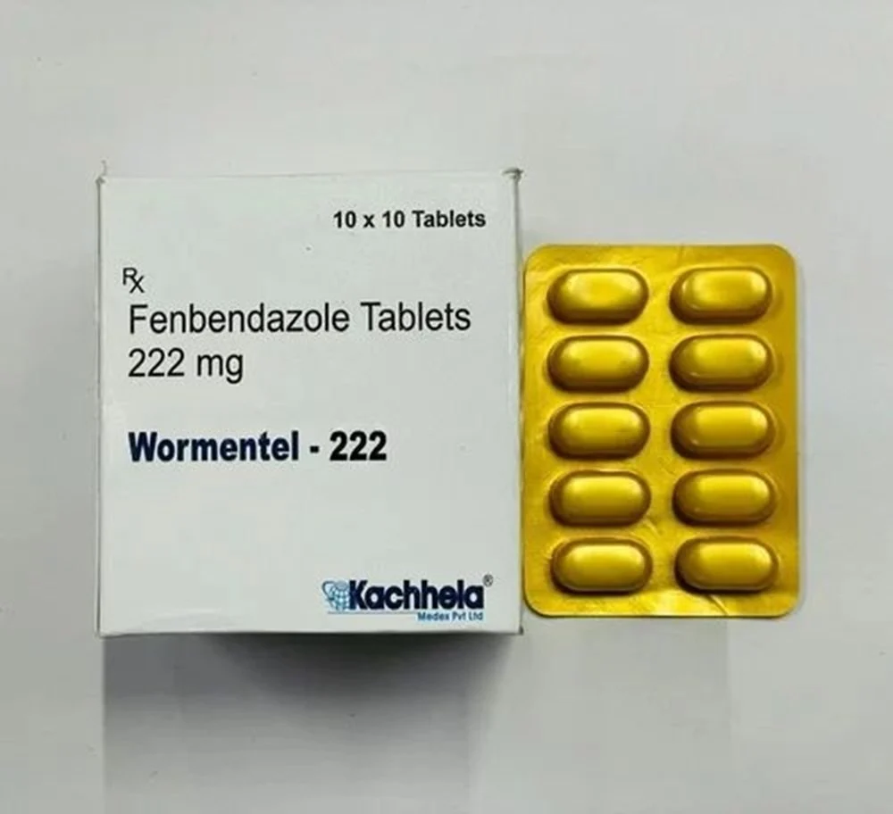 Wormentel 222mg Tablet – Fenbendazole 222mg Broad-Spectrum Antiparasitic Deworming Medicine
