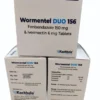 Wormentel Duo 156mg Tablet – Fenbendazole 150mg + Ivermectin 6mg Antiparasitic Deworming Medicine