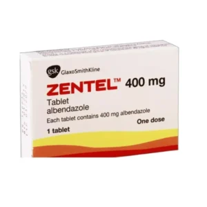 Zentel 400mg Tablet – Albendazole 400mg broad-spectrum anthelmintic deworming medicine